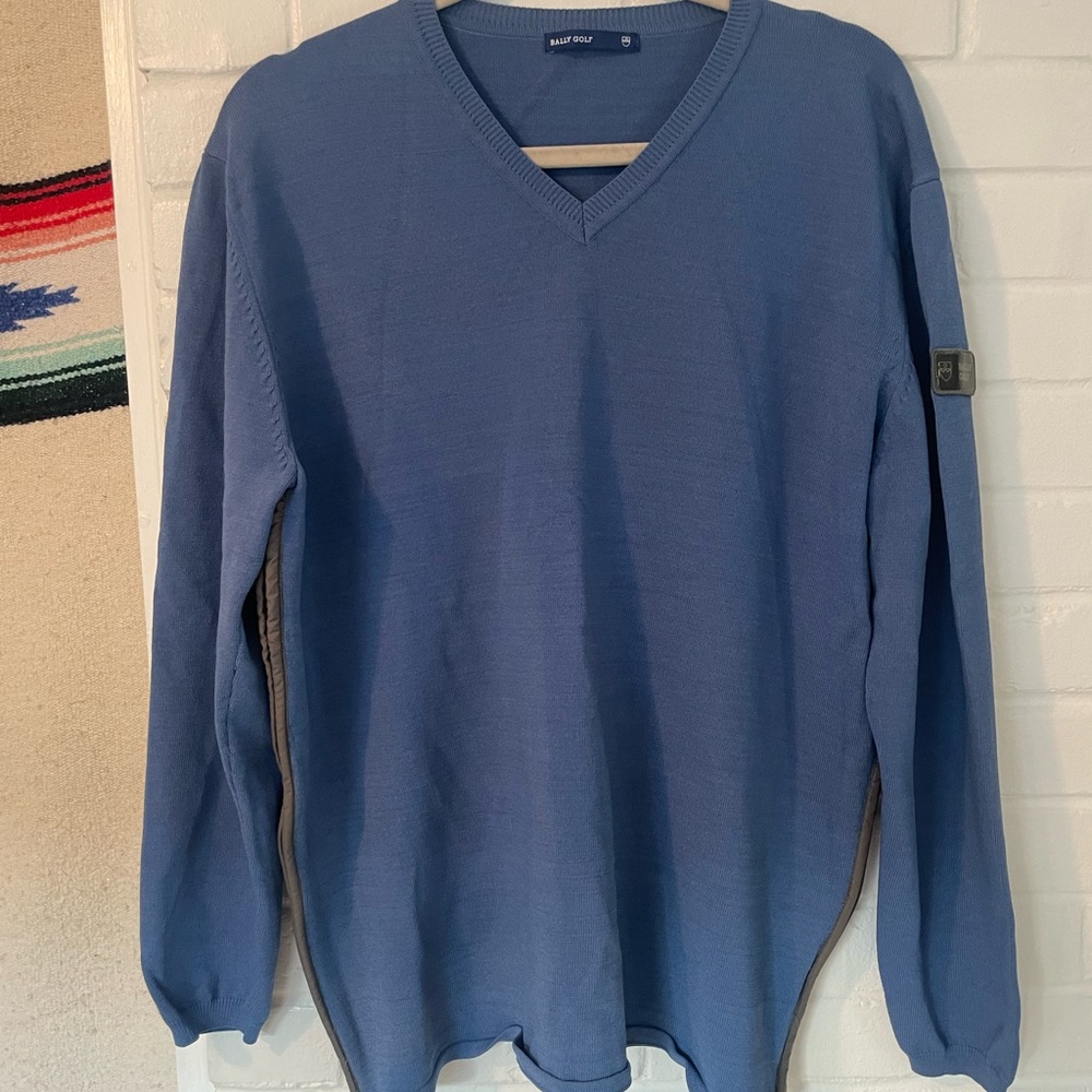 Bally Men’s Golf Sweater Men’s Large Outdoor Travel